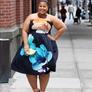 Beautiful strapless dress